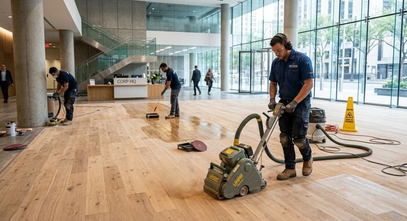 Our team working on Flooring Service projects in Waldorf, MD