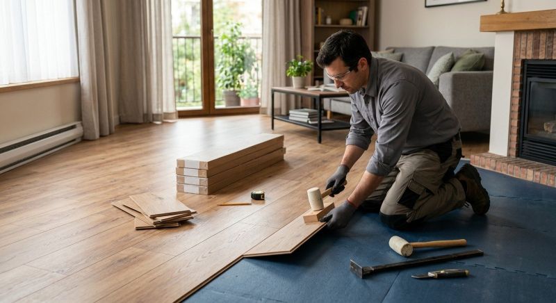 Laminate Floor Replacement in Alexandria, VA