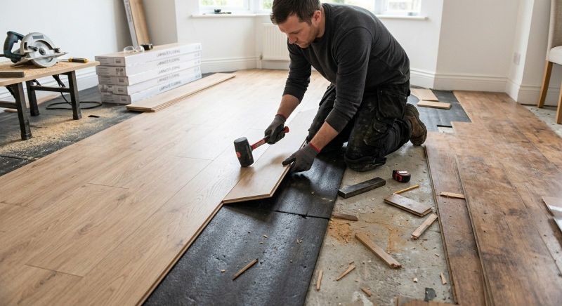 Laminate Floor Replacement in Alexandria, VA