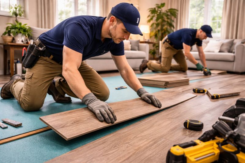 Laminate Floor Replacement in Saint Leonard, MD