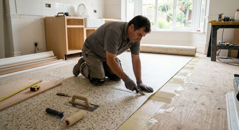 Linoleum Floor Installation in Arlington, VA