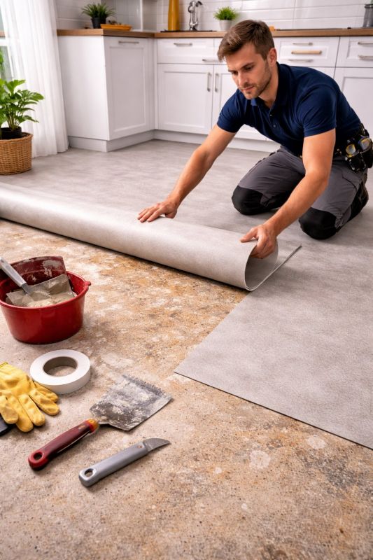 Linoleum Floor Installation in Mechanicsville, MD