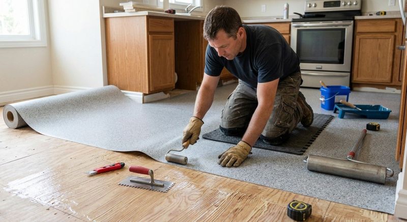Linoleum Floor Installation in Temple Hills, MD