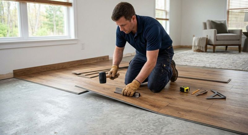 Luxury Vinyl Tile Installation in Chesapeake Beach, MD