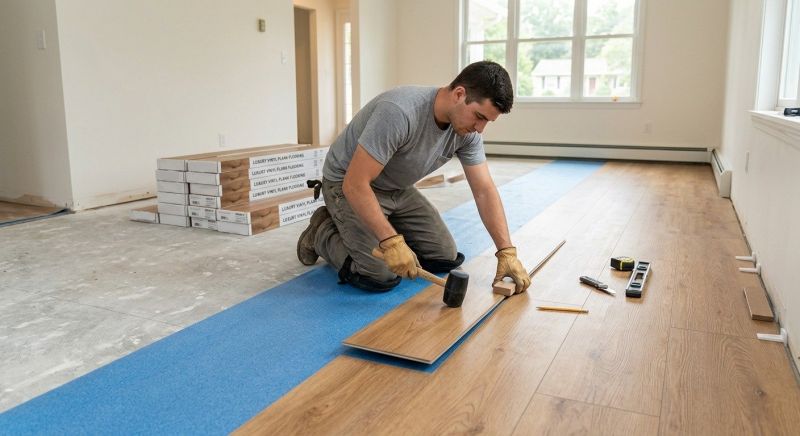Luxury Vinyl Tile Installation in Saint Leonard, MD