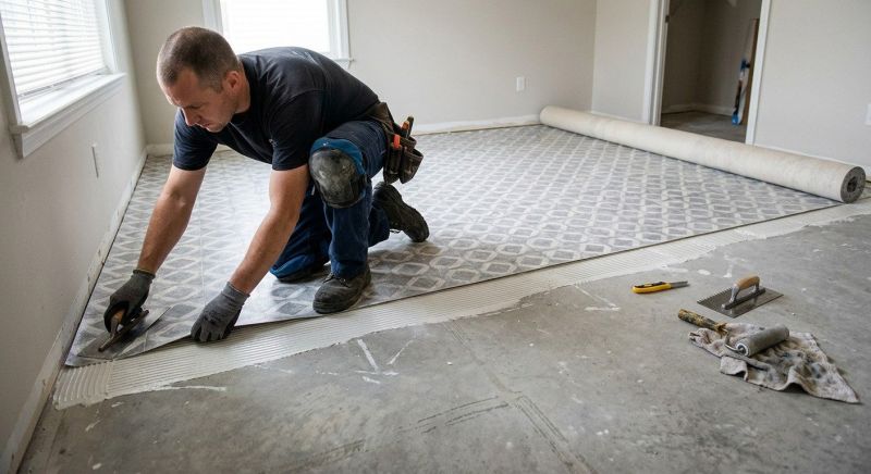 Sheet Linoleum Installation in Upper Marlboro, MD